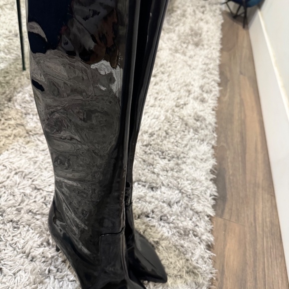 Ninewest Taler patent leather knee high boots - Picture 5 of 11